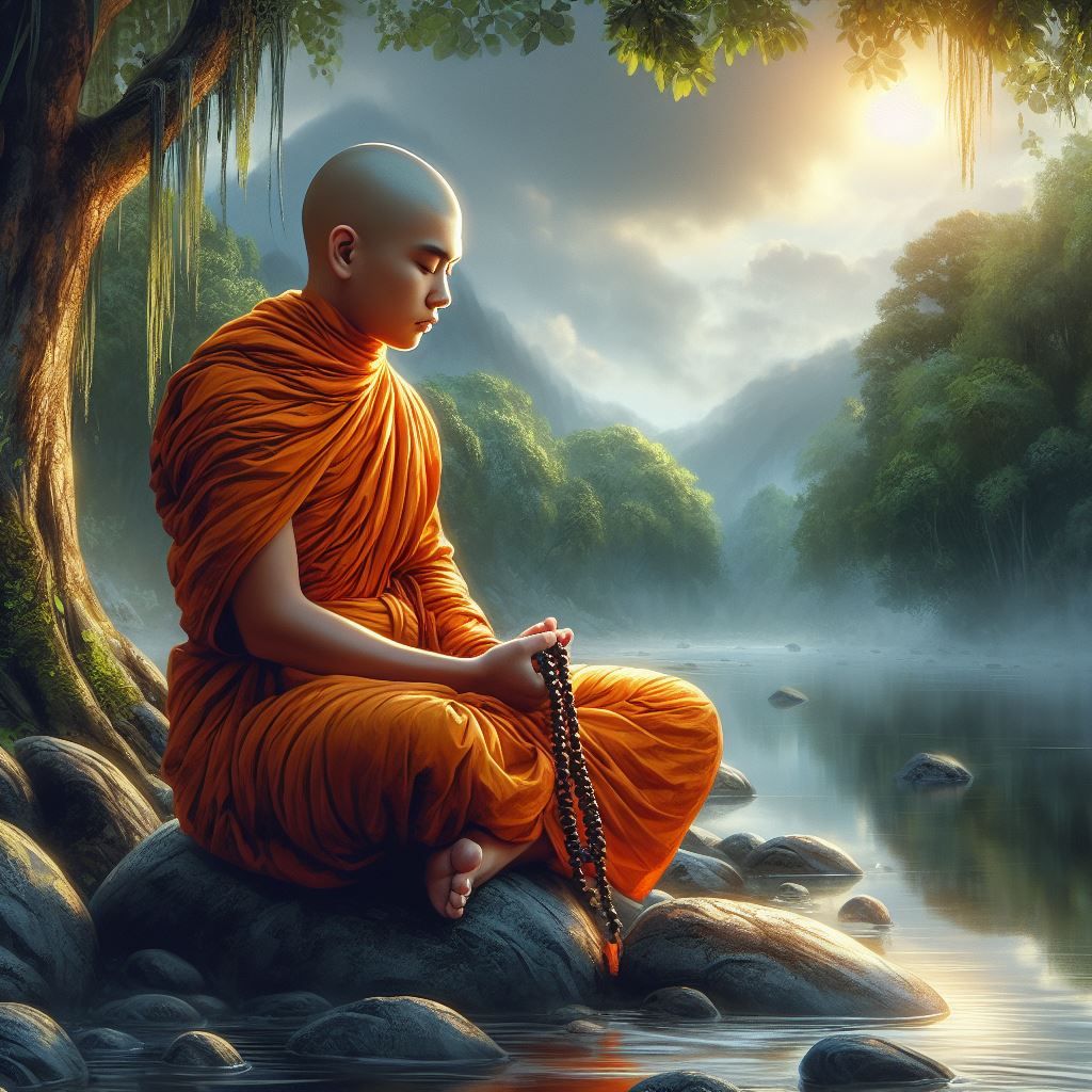 Thiền sinh đang thực hành